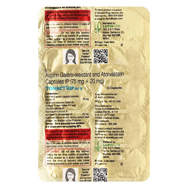 Tonact-ASP 20/75 Capsule
