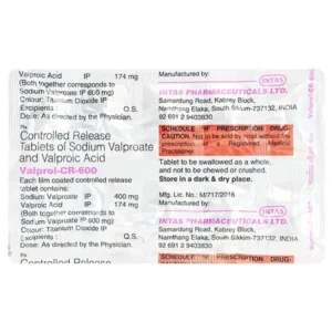 Valprol -CR 600 Tablet
