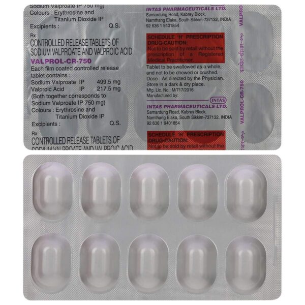 Valprol -CR 750 Tablet
