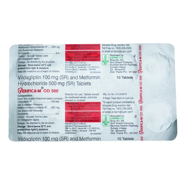 Verifica-M OD 500 Tablet