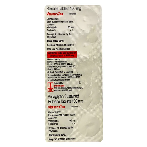 Verifica 100mg Tablet