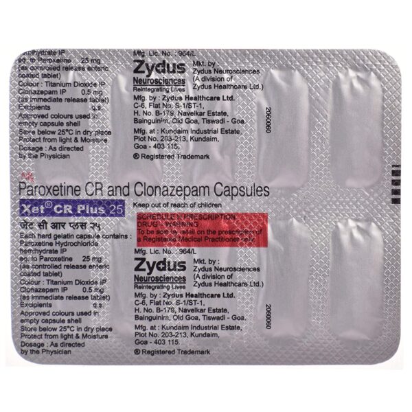 Xet CR Plus 25 Capsule