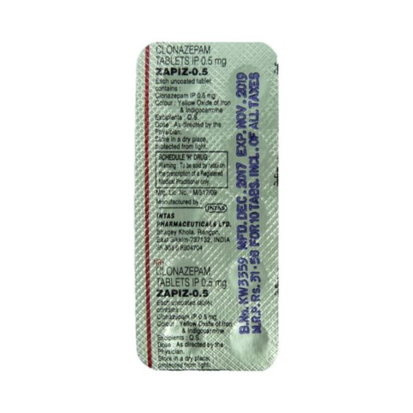 Zapiz 0.5 Tablet