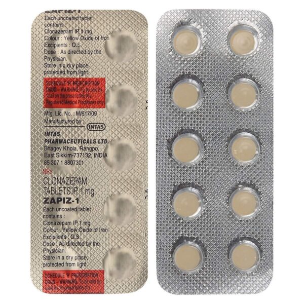 Zapiz 1mg Tablet