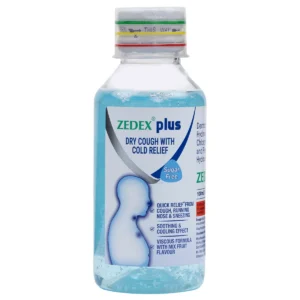 Zedex Plus Cough Syrup 100ml - Chlorpheniramine, Dextromethorphan and Phenylephrine