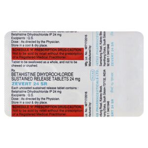 Zevert 24 SR Tablet