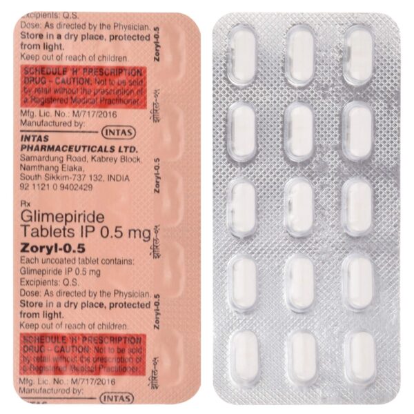 Zoryl 0.5 Tablet
