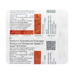 Zoryl M2 Forte Tablet PR