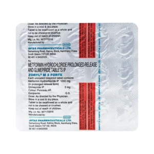 Zoryl M 3 Forte Tablet PR