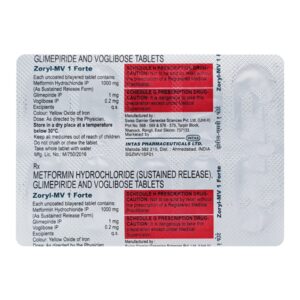 Zoryl MV Forte 1 Tablet