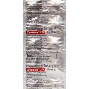 Zyrova 20 Tablet