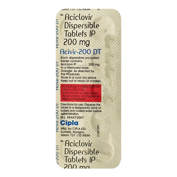 Acivir-200 DT Tablet
