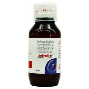 Ambrodil-D Junior Syrup, Ambrodil-D Junior uses, Ambrodil-D Junior syrup price, Ambroxol Diphenhydramine syrup, Aristo Pharma Ambrodil-D Junior, cough syrup for children