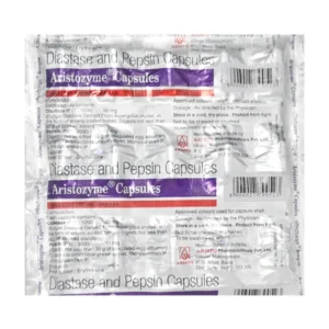Aristozyme Capsule, Digestive Enzyme Capsule, Aristozyme for Digestion, Enzyme Supplement, Aristo Pharma