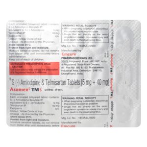 Asomex-TM 5 Tablet