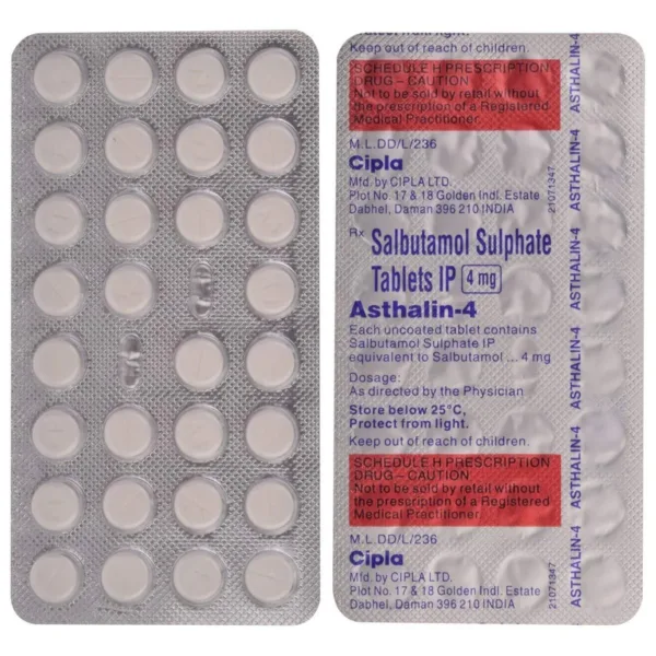 Asthalin 4 Tablet