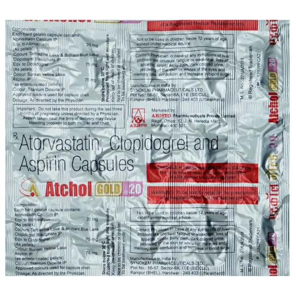 Atchol Gold 20 Capsule