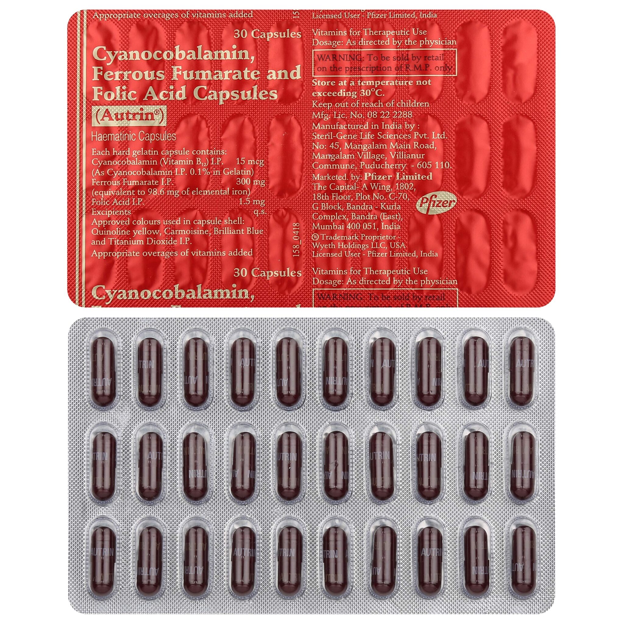 Autrin Hematinic Capsule