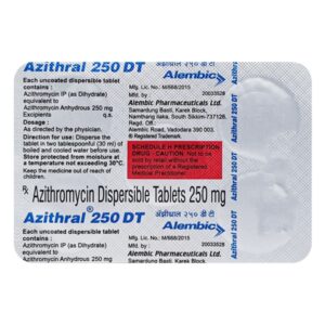 Azithral 250 DT Tablet