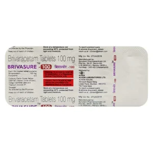 Brivasure 100 Tablet, Brivasure 100 uses, Brivasure 100 price, Brivasure 100 side effects, Brivaracetam 100mg tablet, Alkem Brivasure 100