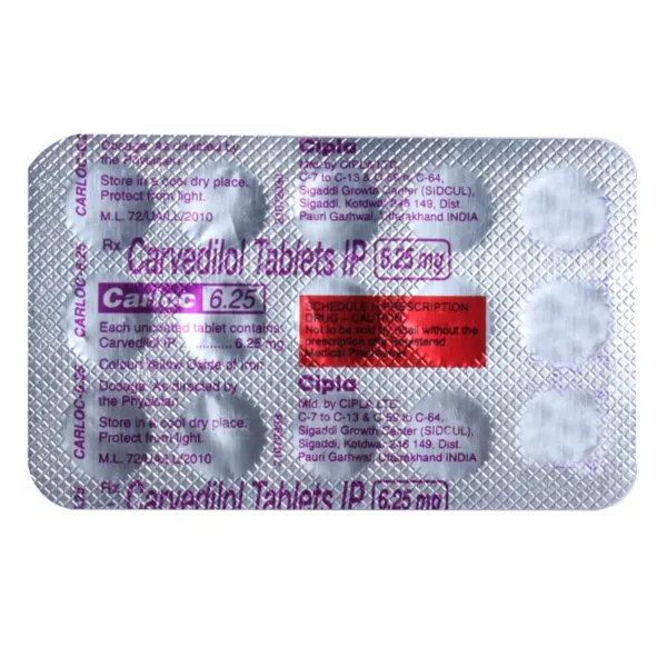 Carloc 6.25 Tablet