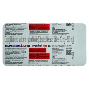 Dapanorm-M 10 Tablet, Dapanorm-M 10 Tablet uses, Dapanorm-M 10 Tablet price, Dapanorm-M 10 Tablet side effects, Glimepiride+Metformin tablet, Alkem Pharma, type 2 diabetes medicine