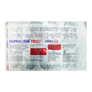 Dapanorm Trio Tablet, Dapanorm Trio uses, Dapanorm Trio price, Dapanorm Trio side effects, Glimepiride + Pioglitazone + Metformin, Alkem Pharma diabetes medicine