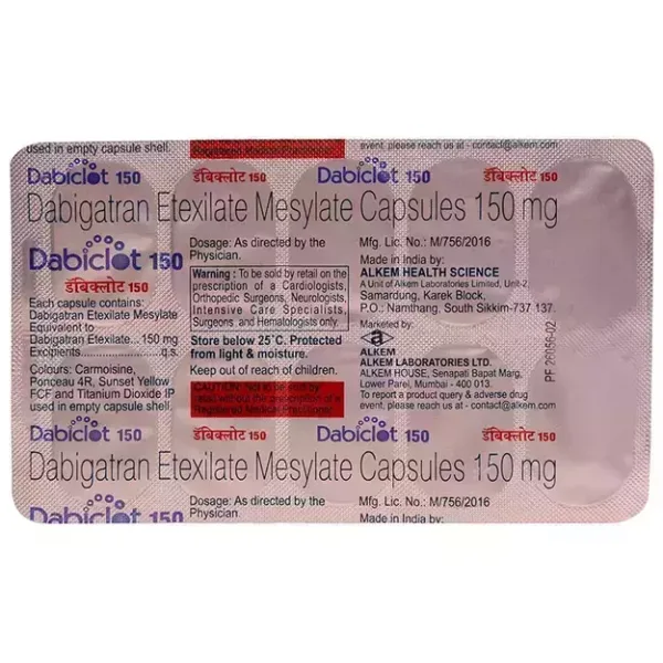 Dabiclot 150 Capsule