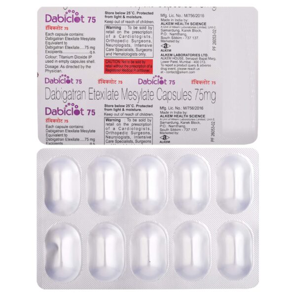 Dabiclot 75 Capsule