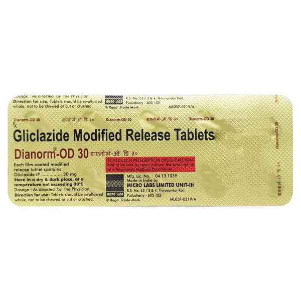 Dianorm-OD 30 Tablet