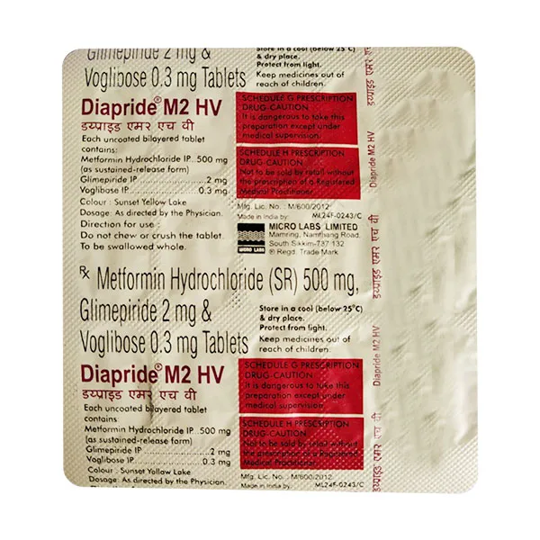 Diapride M2 HV Tablet
