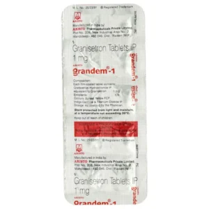 Grandem 1 Tablet, Granisetron Tablet, antiemetic medicine, vomiting prevention tablet, Aristo Pharma medicine