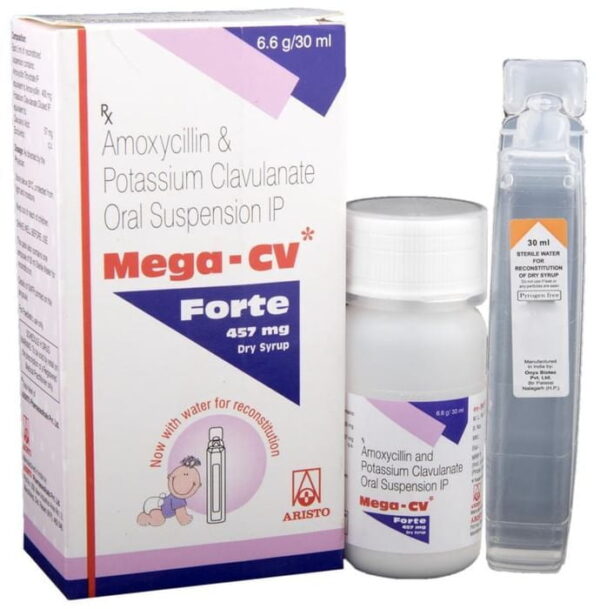 Mega-CV Forte 457mg Dry Syrup