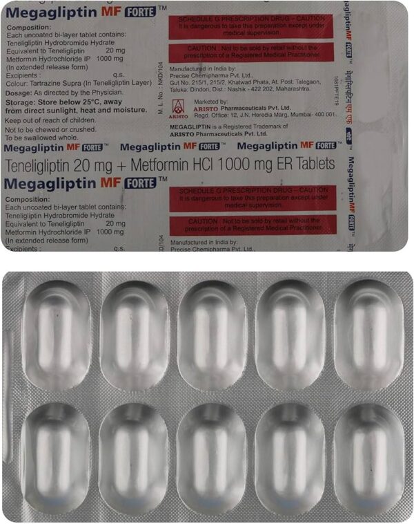 Megagliptin MF Forte Tablet