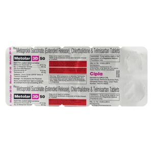 Metolar 3D 50 Tablet