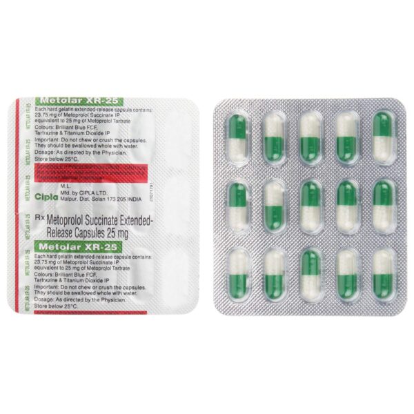 Metolar XR-25 Capsule