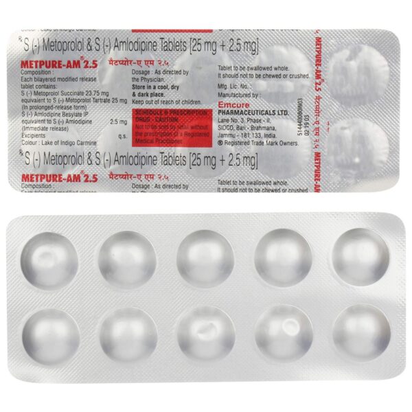 Metpure-AM 2.5 Tablet
