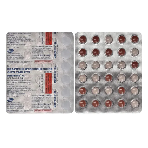 Minipress XL 5mg Tablet