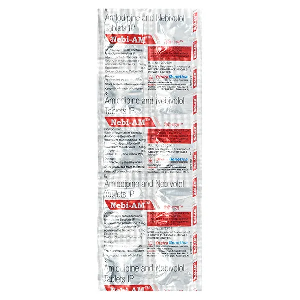 Nebi-AM Tablet, Nebi-AM Tablet uses, Nebi-AM Tablet price, Nebi-AM Tablet side effects, Aristo Pharma Nebi-AM