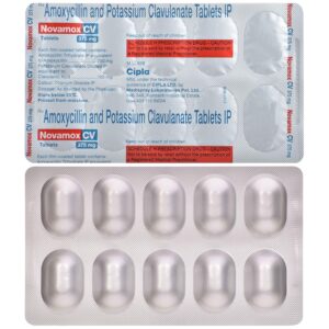 Novamox CV 250mg/125mg Tablet