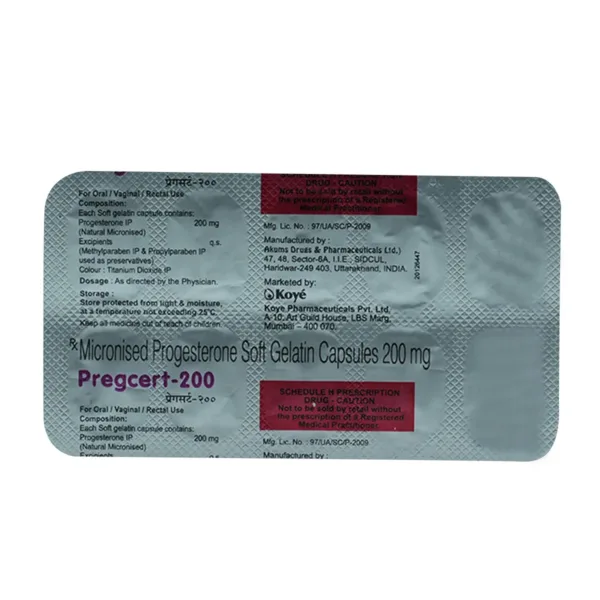 Pregcert 200 Capsule