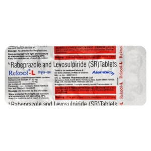 "Rekool-L Tablet SR, Rekool-L Tablet SR price, Rekool-L Tablet SR alternatives, Levosulpiride+Rabeprazole"