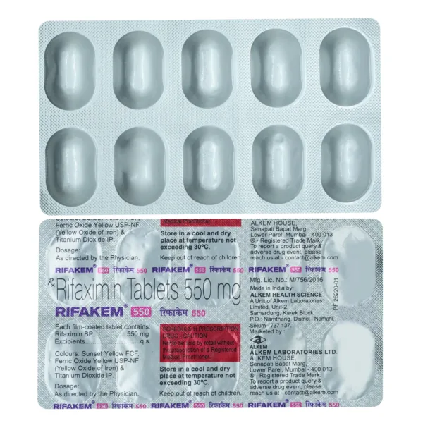 Rifakem-550 Tablet