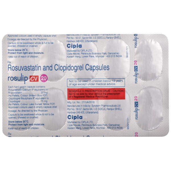 Rosulip CV 20 Capsule