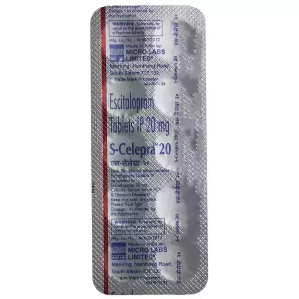 S-Celepra 20 Tablet
