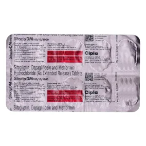 Sitacip DM 10/1000/100 Tablet
