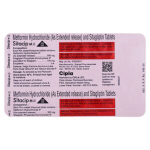 Sitacip M 100/500 Tablet