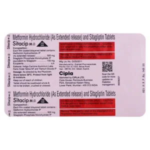 Sitacip M 100/500 Tablet