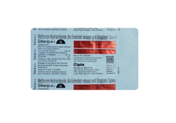Sitacip M 50/500 Tablet