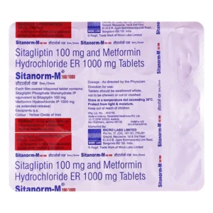 Sitanorm-M 100/1000 Tablet